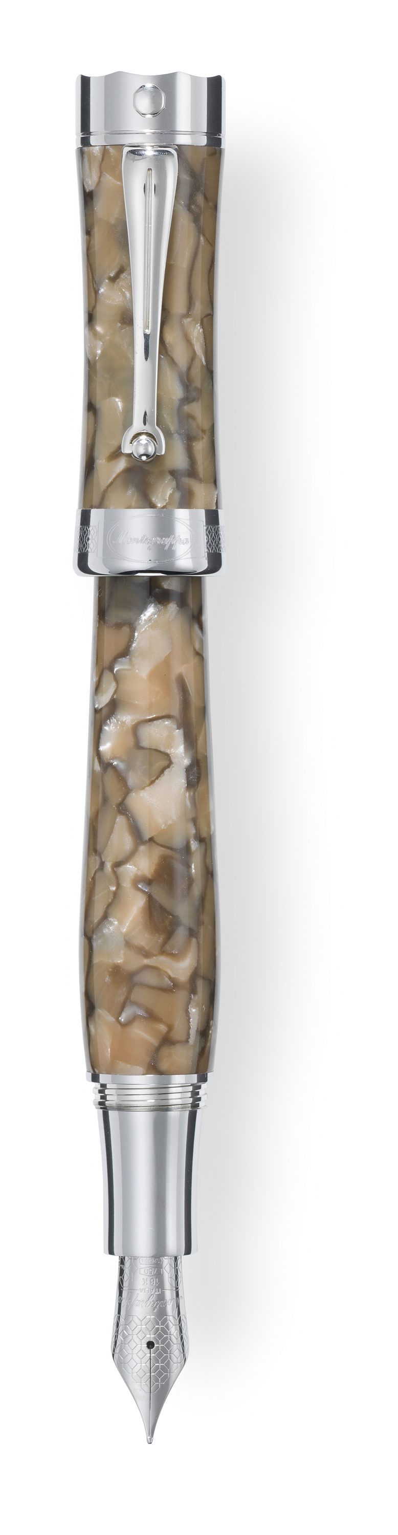 MONTEGRAPPA - Montegrappa Bartolome Ferracina Indian Rainbow Celluloid Fountain Pen  3